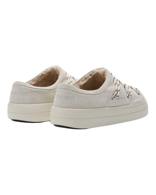 Moon Boot White Slippers
