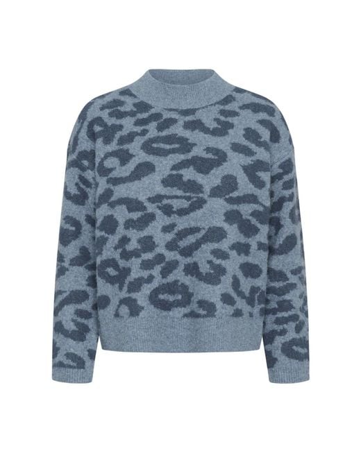 Turtlenecks di Kaffe in Blue