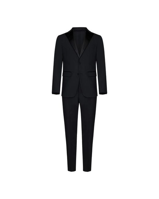 DSquared² Black Single Breasted Suits for men