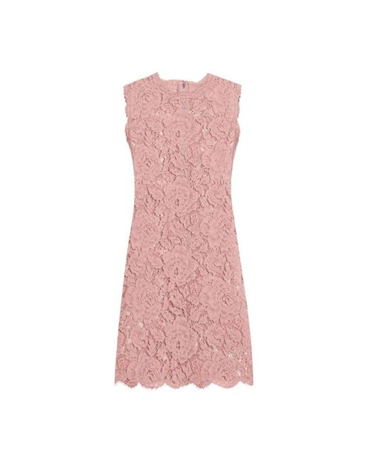 Short Dresses Dolce & Gabbana de color Pink