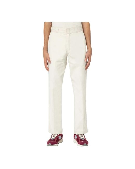 Dickies Natural Straight Trousers for men