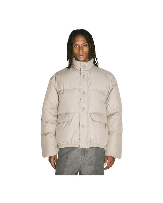 Our Legacy Doubleganger mel nylon puffa jacke in Gray für Herren
