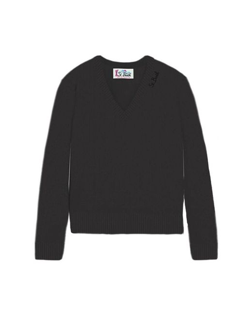 Mc2 Saint Barth Black Stilvolle pullover kollektion