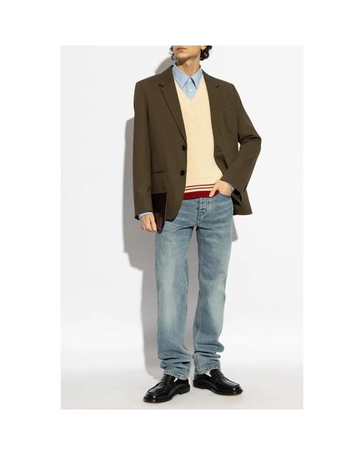 AMI Jeans ,Blauw ,Katoen Classic Fit Jeans in het Blue voor heren