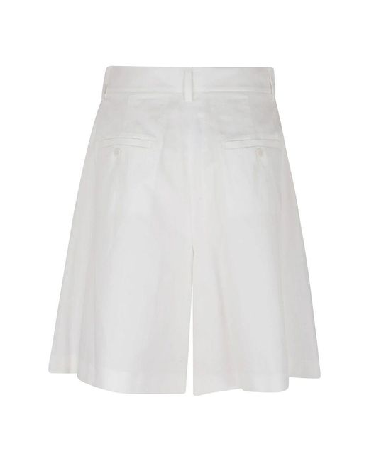 Weekend by Maxmara White Casual Shorts