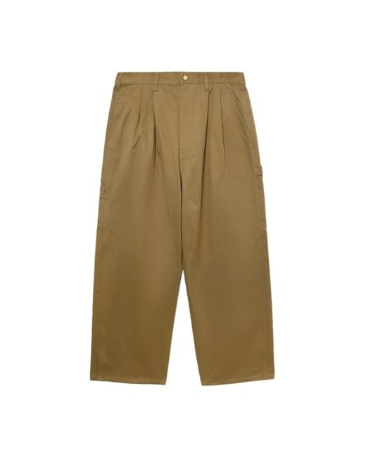 Comme des Garçons Green Wide Trousers for men