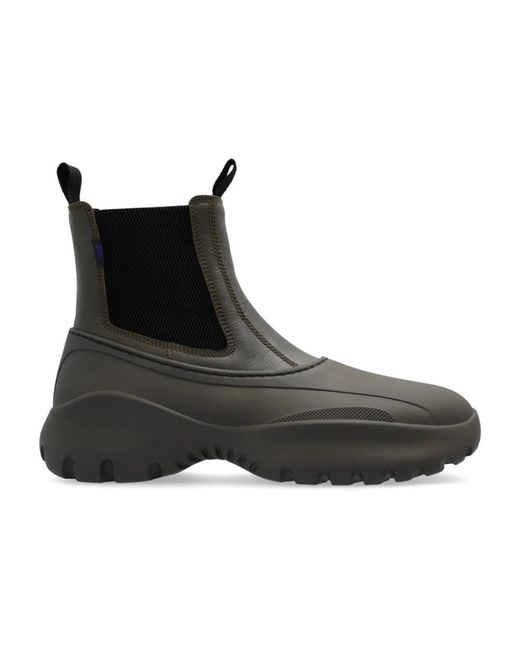 Burberry Black Ankle Boots for men