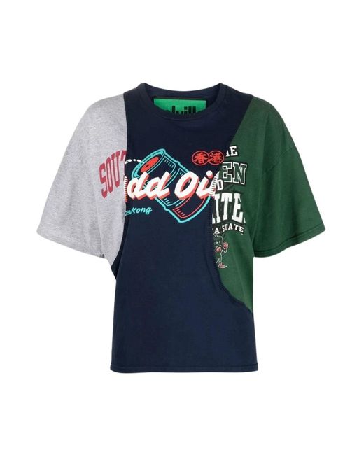 Colville Blue Vintage Style Upcycled Baumwoll T-Shirt