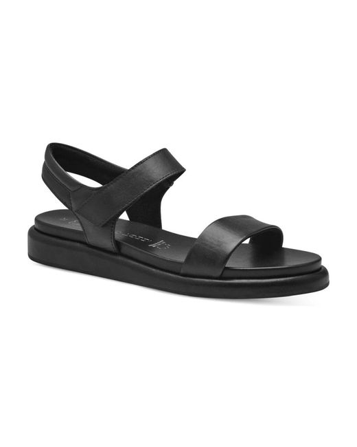 Marco Tozzi Black Flat Sandals