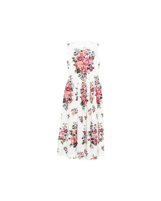 Dolce & Gabbana White Midi Dresses