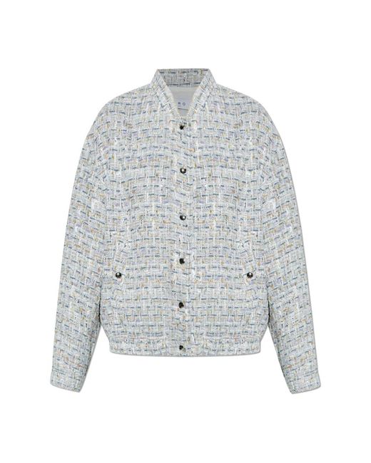 IRO Tweed Jasje Noemy in het Gray