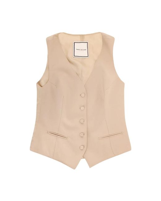 Vests Tagliatore de color Natural