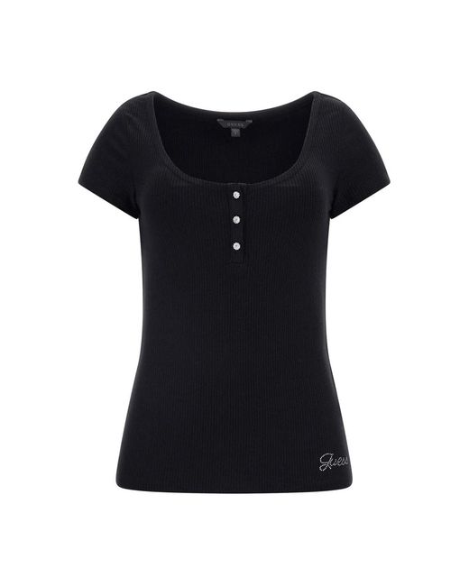 Guess T-Shirts in het Black