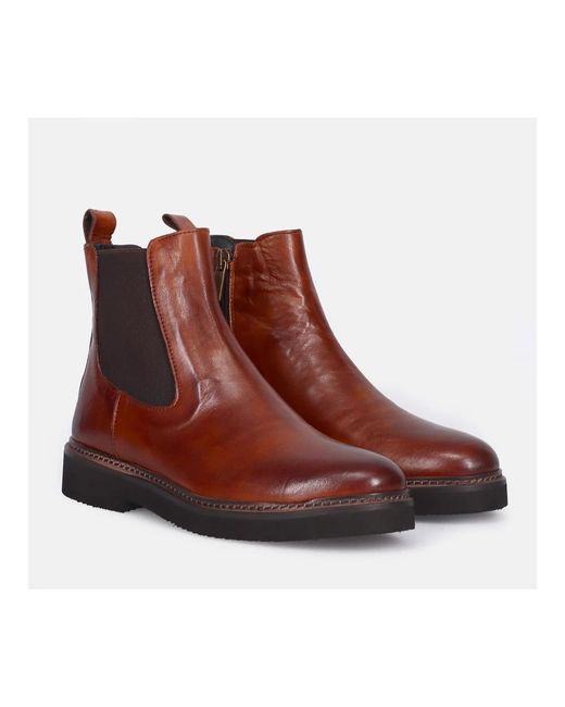 Sangiorgio Brown Chelsea Boots