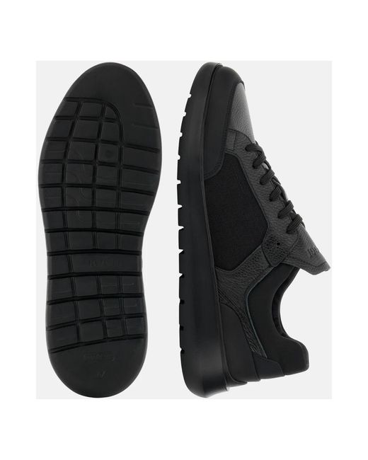 Boggi B Tech Nimbus Leren En Technische Stoffen Sneakers in het Black voor heren