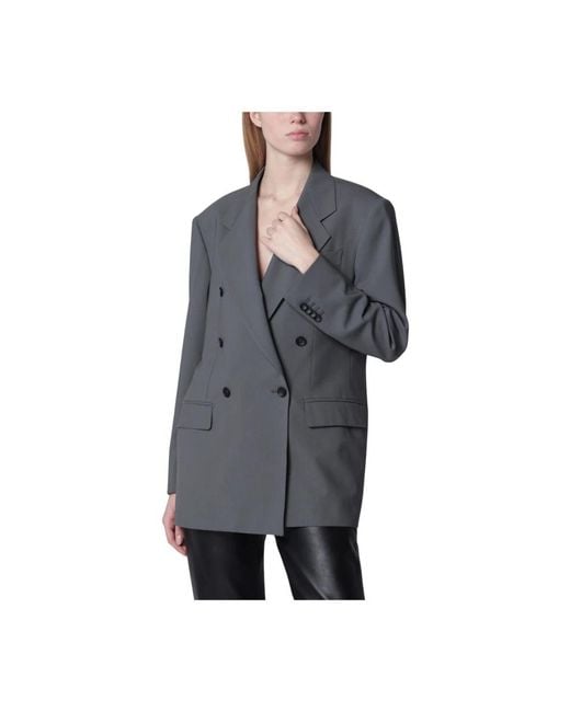 Tagliatore Gray Blazers