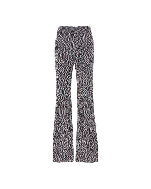 Wide Trousers Missoni de color Gray