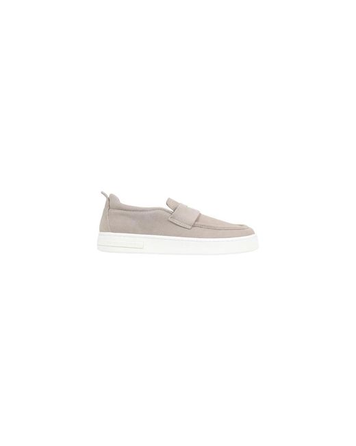 ARMANI EXCHANGE White Loafers for men