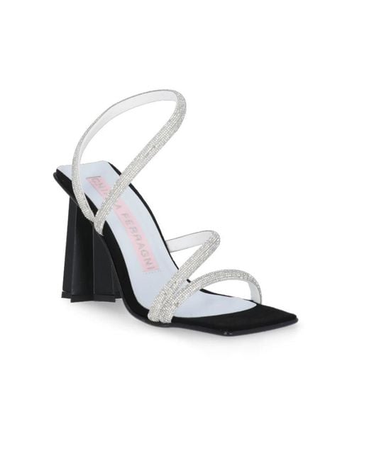 Chiara Ferragni White High Heel Sandals
