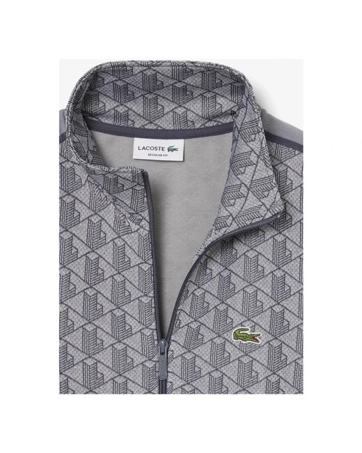 Zip-Throughs Lacoste de hombre de color Gray
