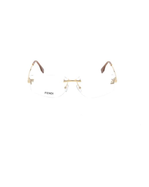 Fendi White Glasses