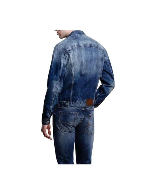 Pepe Jeans Blue Denim Jackets for men