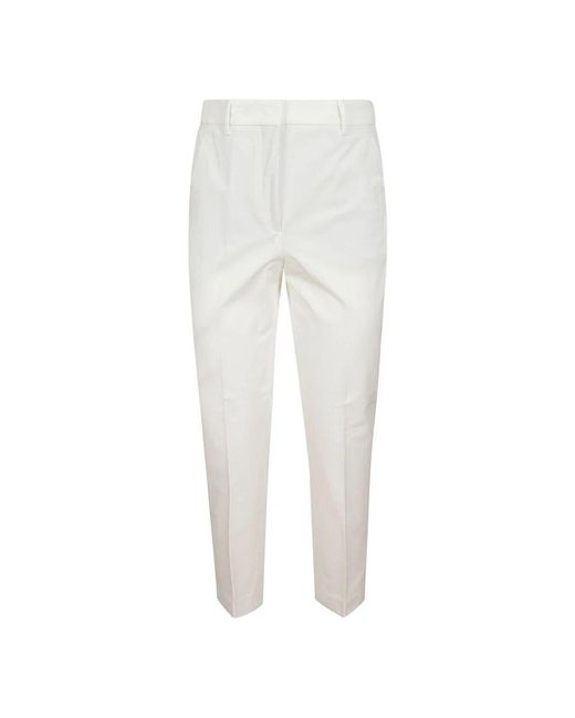 Slim-Fit Trousers Incotex en coloris White