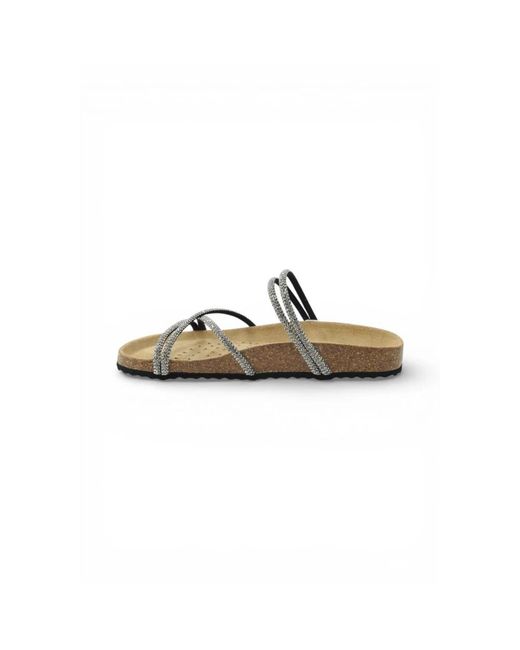 Geox Metallic Slider