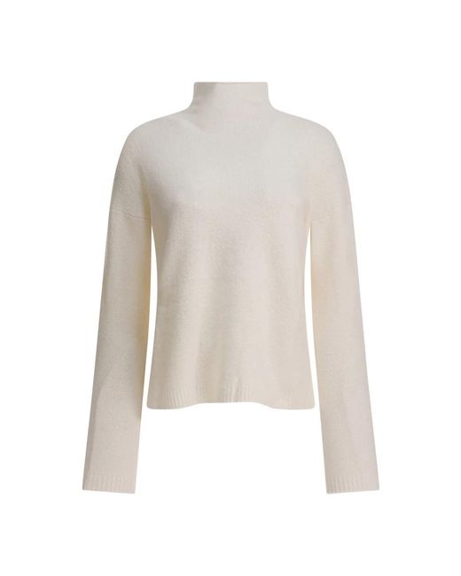 Max Mara Witte Gebreide Orlaya Sweater Aw25 in het White