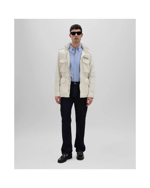 Aspesi Jassen ,Natuurlijke Jassen Voor Stijlvolle Looks in het White voor heren
