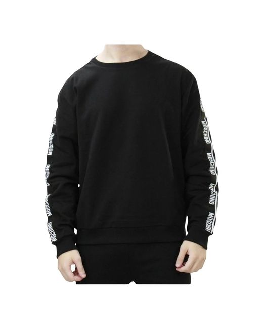 Moschino Felpa Girocollo in Black für Herren