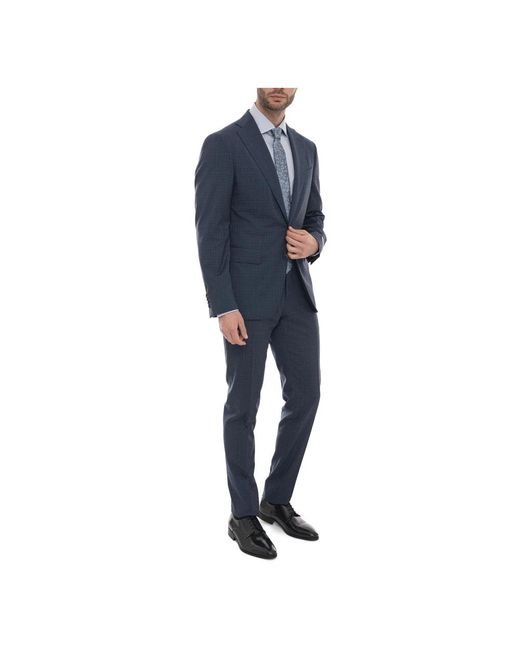 Canali Kostuum Met 2 Knopen in het Blue voor heren