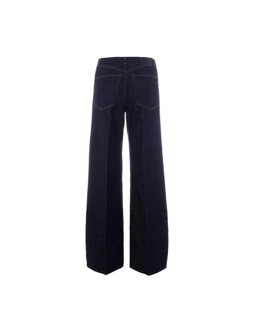 Sportmax Blue Wide Jeans