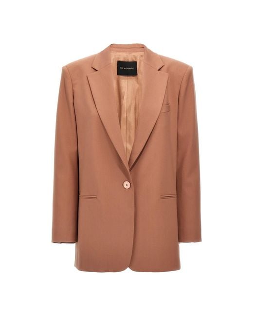ANDAMANE Brown Guia Single-Breasted Blazer