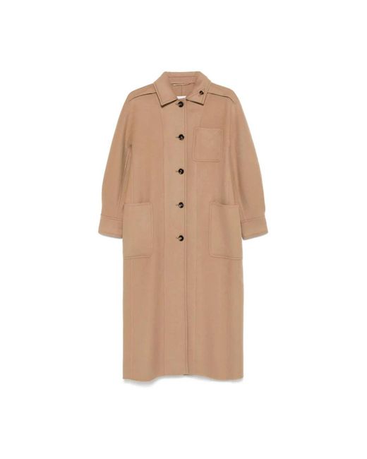Max Mara Natural Single-Breasted Coats