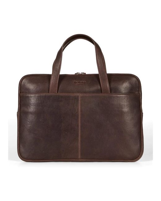 Howard London Laptoptasche in Brown für Herren