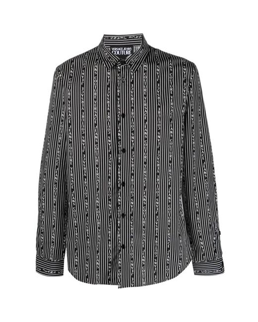 Versace Jeans Couture Gray Casual Shirts for men