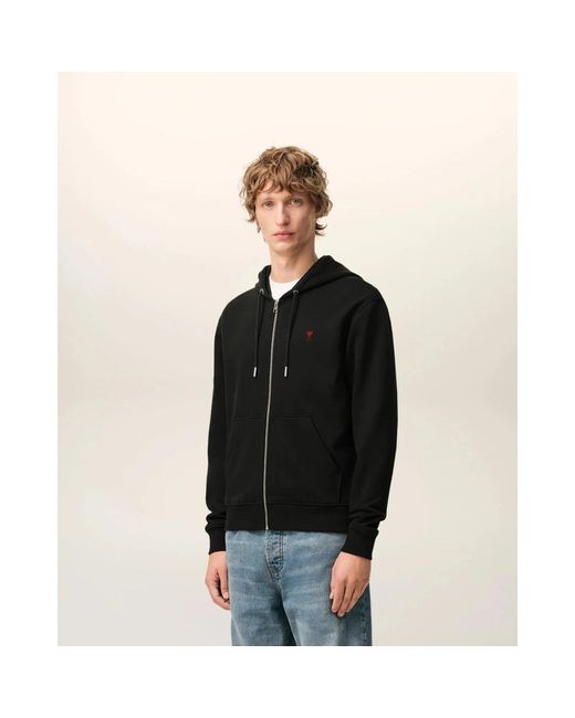 Zip-Throughs di AMI in Black da Uomo