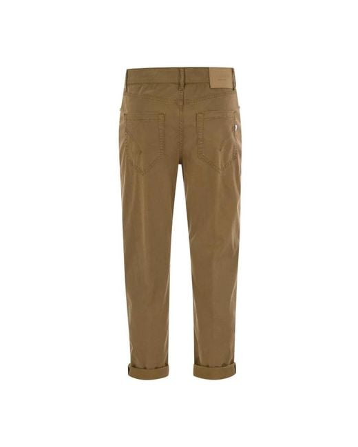 Dondup Natural Cropped Trousers