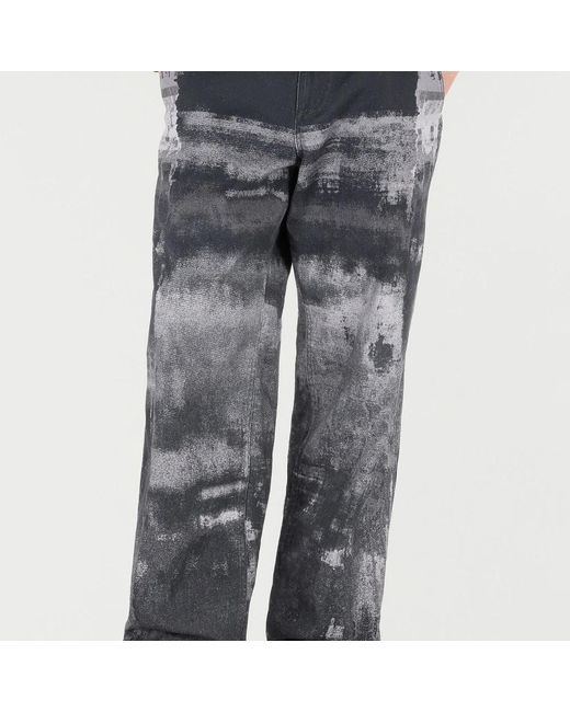Roberto Cavalli Gray Wide Trousers for men