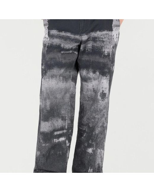 Roberto Cavalli Gray Wide Trousers for men