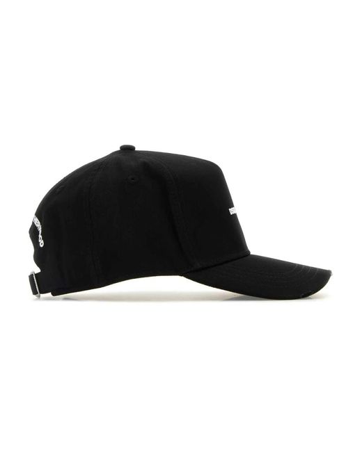 DSquared² Black Hats & Caps for men