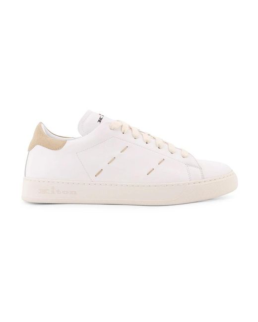 Kiton White Sneakers for men