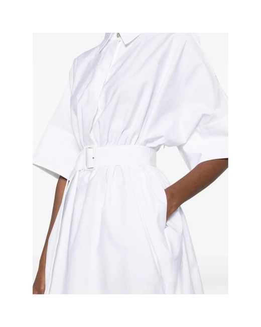Givenchy Mini Overhemdjurk Van Popeline in het White
