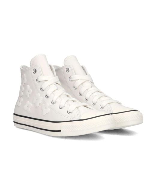 Converse White Hi-Top Damen Sneakers Weiß