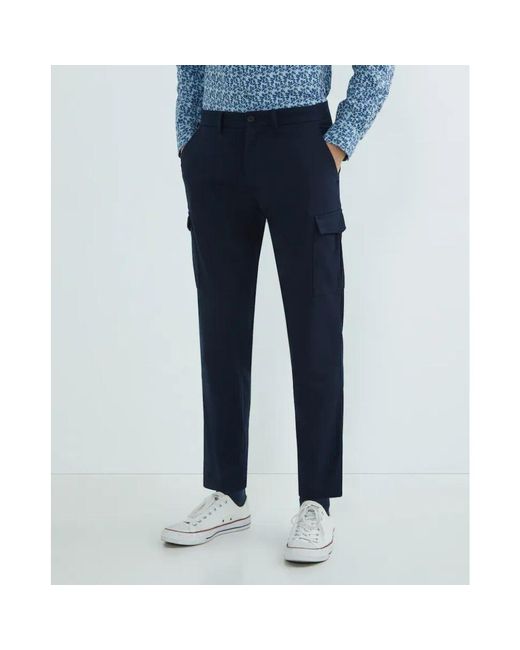 Roy Robson Cargotasche Relaxed Fit Hose in Blue für Herren