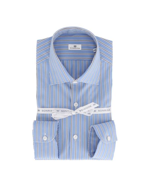 Sonrisa Camicia in het Blue voor heren
