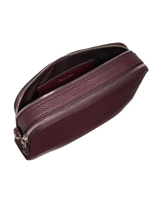 Calvin Klein Purple Webbing 2X Strap Camera Bag