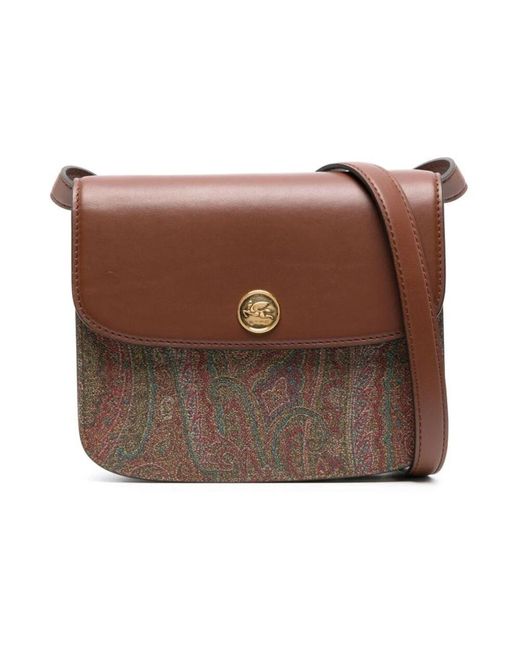 ショルダーバッグ・ポシェット Etro Shoulder bags Brown Etro Cross Body Bags in Brown | Lyst