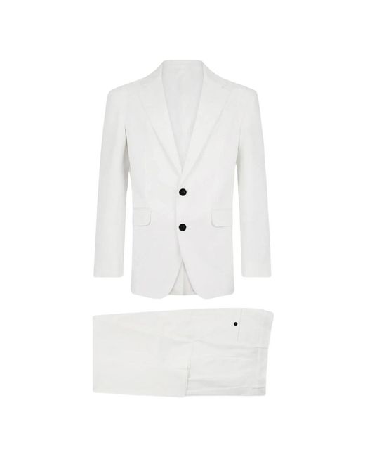 Single Breasted Suits di DSquared² in White da Uomo